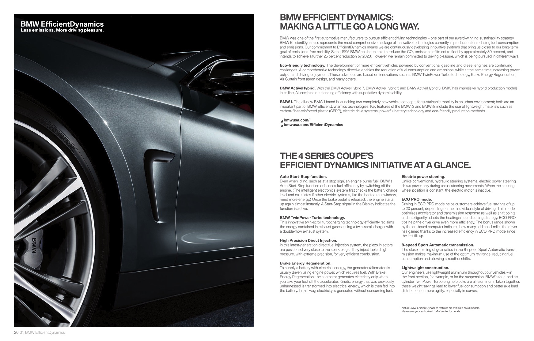 2014 BMW 4-Series Brochure Page 23